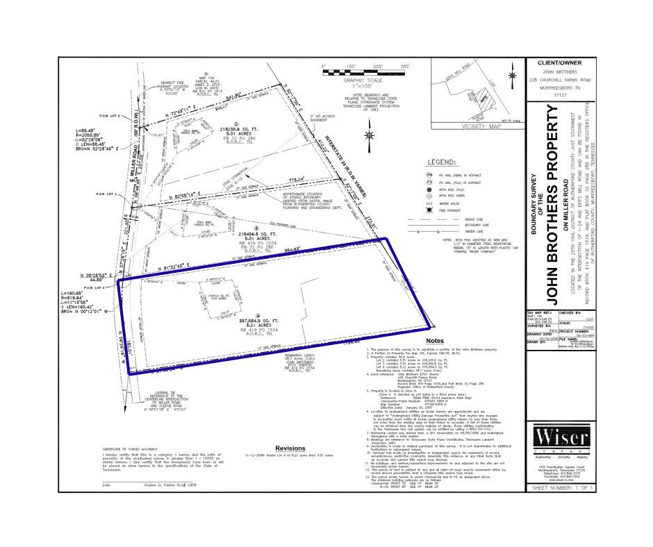 6495 Miller rd, Christiana, TN for sale Site Plan- Image 1 of 2