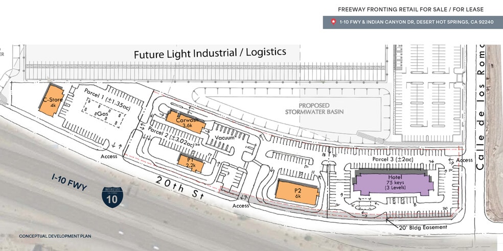 I-10 Fwy, Desert Hot Springs, CA for lease - Site Plan - Image 2 of 2