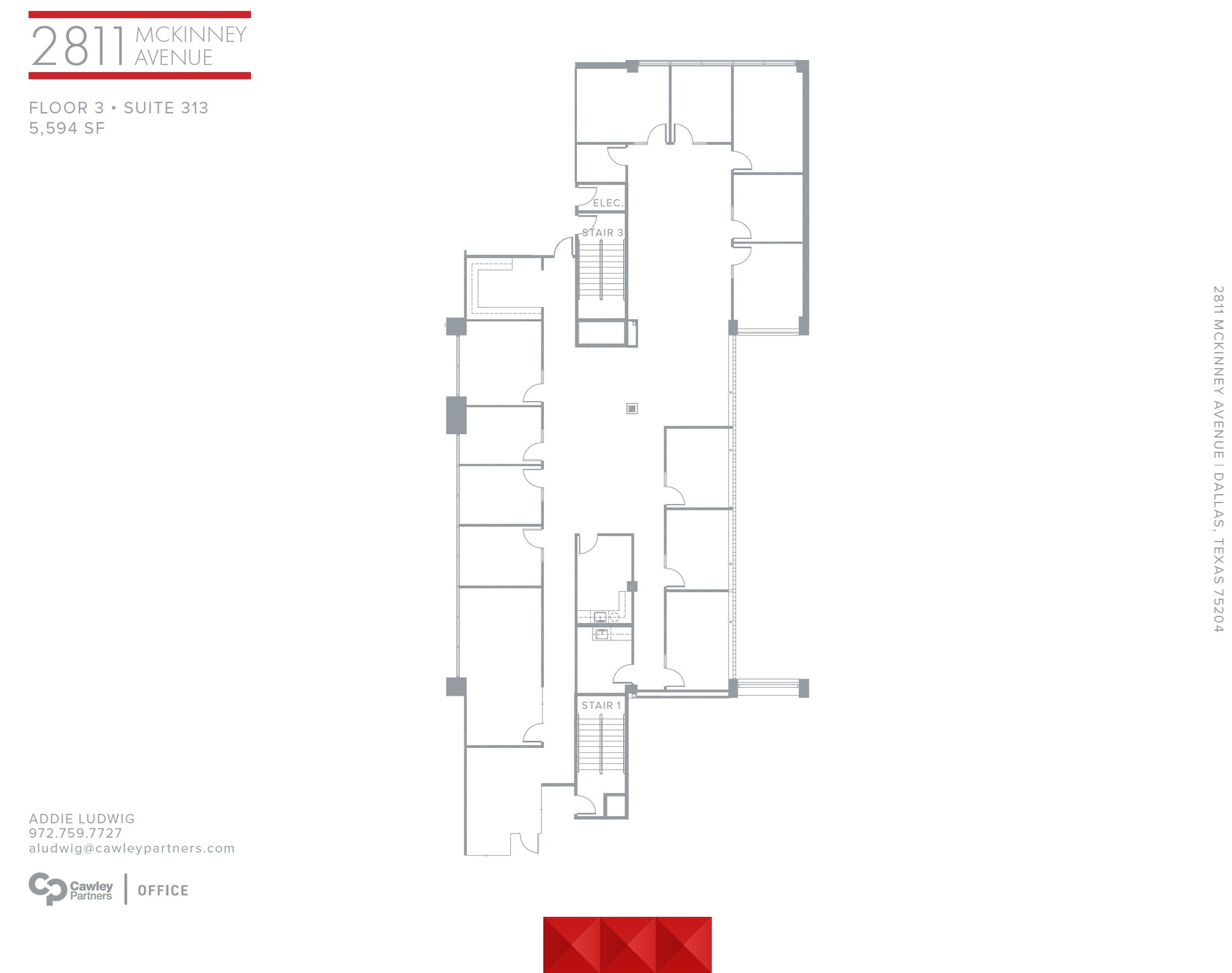 2811 McKinney Ave, Dallas, TX for lease Floor Plan- Image 1 of 8