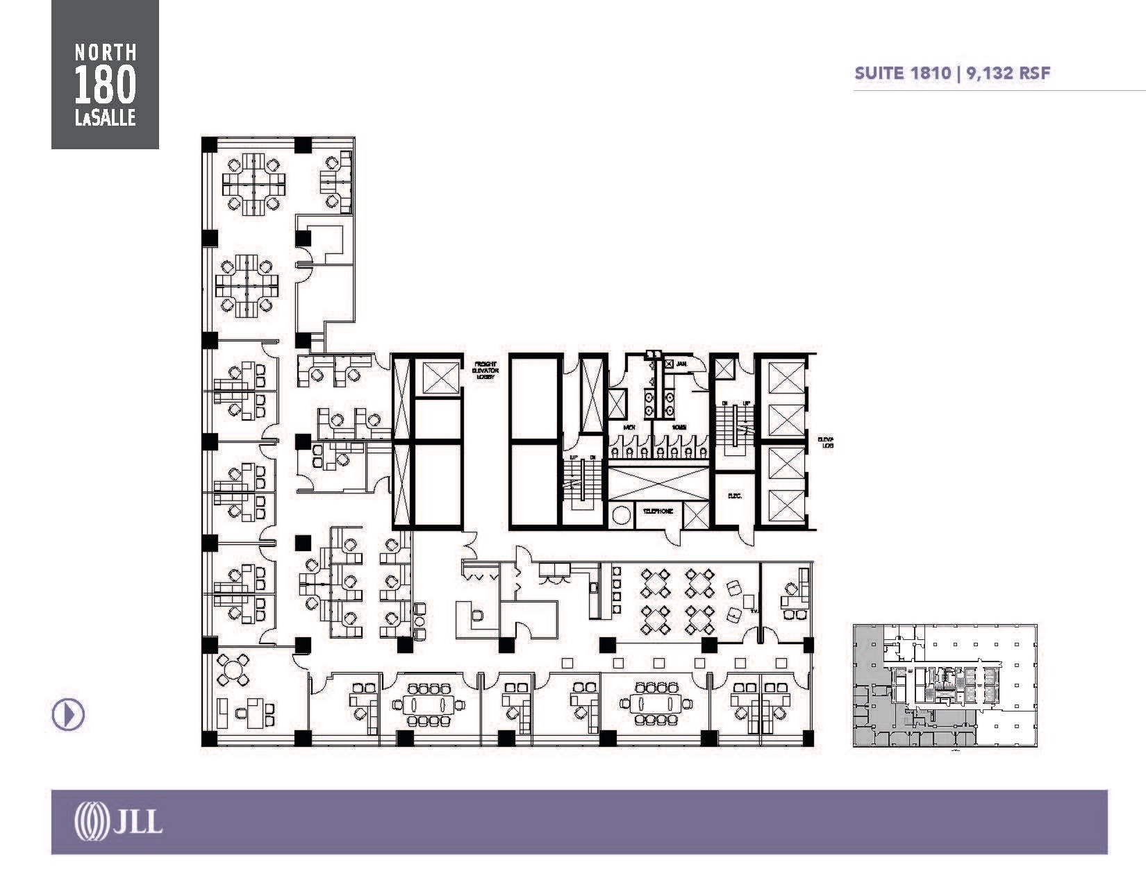 180 N LaSalle St, Chicago, IL for lease Floor Plan- Image 1 of 1