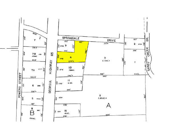 6762 Highway 85, Riverdale, GA for sale - Plat Map - Image 2 of 6