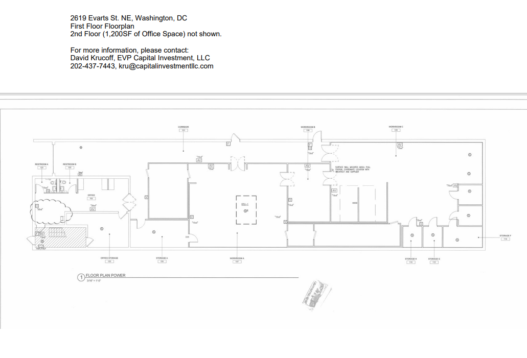 2619 Evarts St NE, Washington, DC for lease Floor Plan- Image 1 of 1