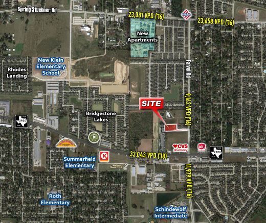 21327 Falvel Rd, Spring, TX for sale Aerial- Image 1 of 1