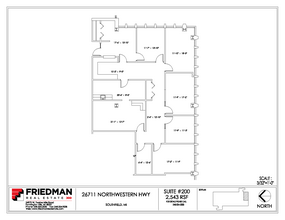 26711 Northwestern Hwy, Southfield, MI for sale Floor Plan- Image 1 of 2