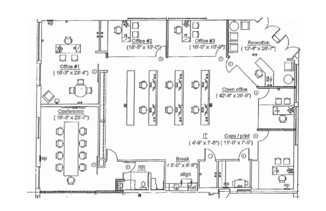 23621 Park Sorrento, Calabasas, CA for lease Floor Plan- Image 1 of 7