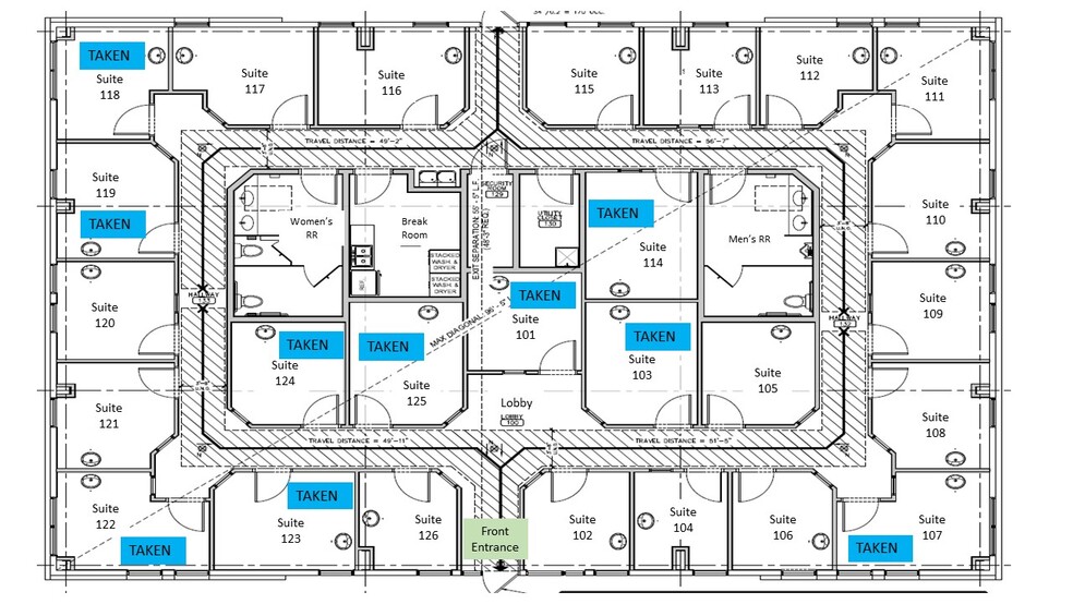 5361 Williams Dr, Georgetown, TX for lease - Floor Plan - Image 3 of 9