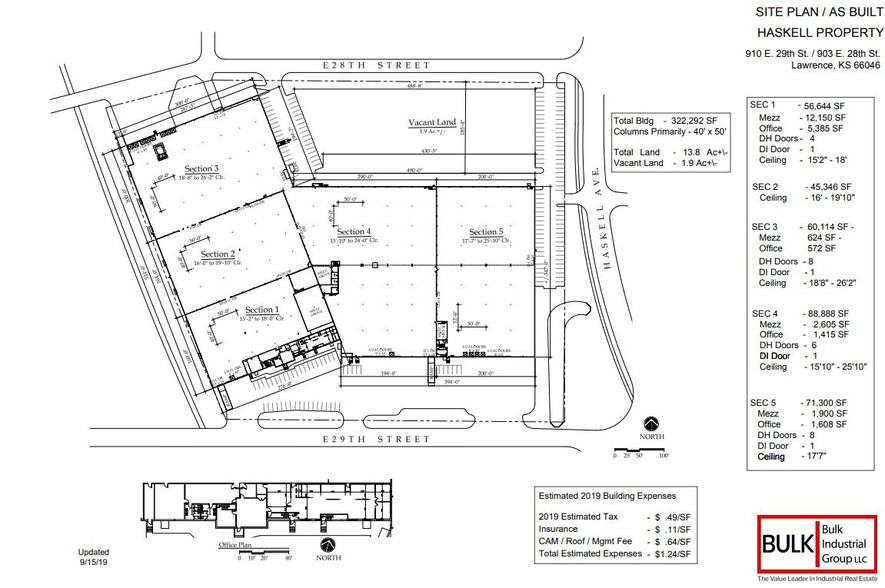 910 E 29th St, Lawrence, KS for lease - Site Plan - Image 3 of 3