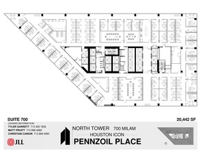 700 Milam St, Houston, TX for lease Floor Plan- Image 1 of 1