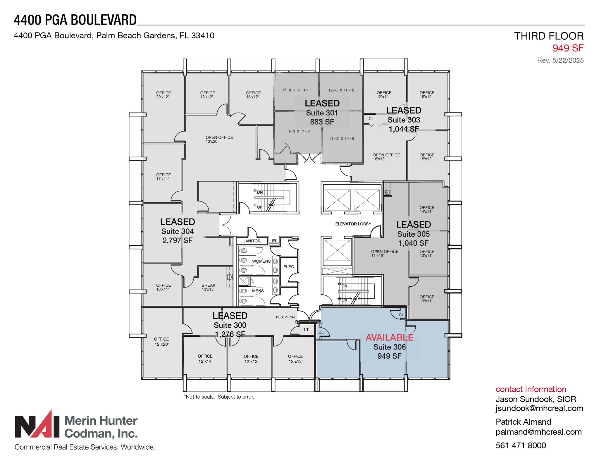 4400 Pga Blvd, Palm Beach Gardens, FL for lease Floor Plan- Image 1 of 2