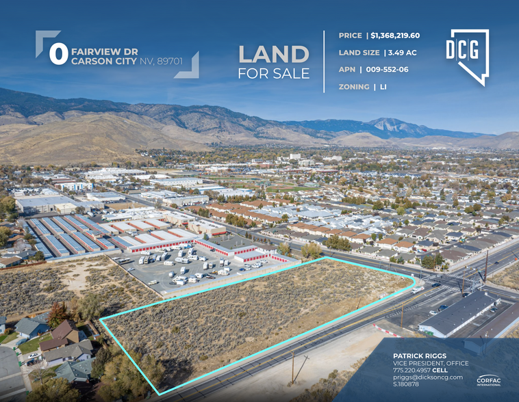 Land in Carson City, NV for sale - Building Photo - Image 1 of 4