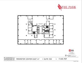 47 Perimeter Ctr E, Atlanta, GA for lease Floor Plan- Image 1 of 1