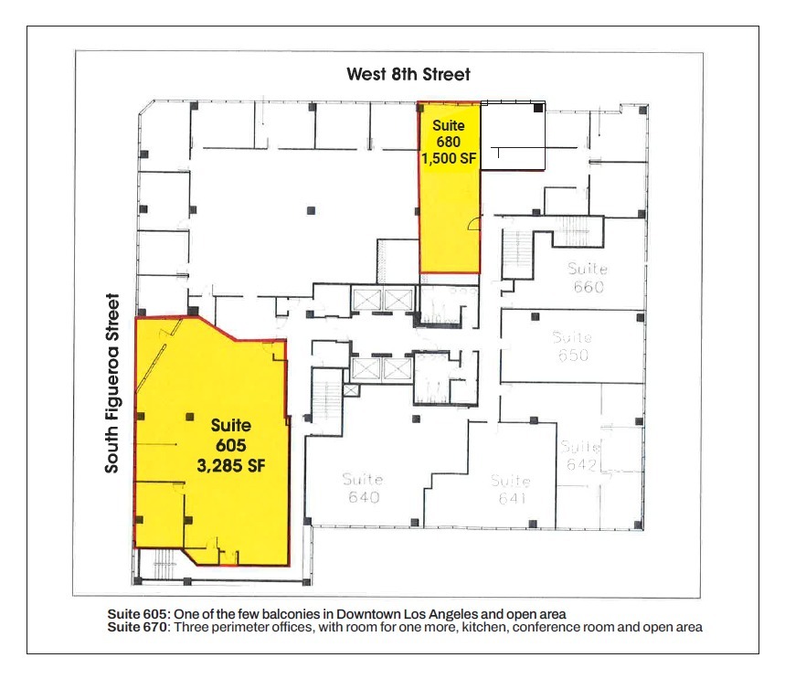 800 S Figueroa St, Los Angeles, CA for lease Floor Plan- Image 1 of 1