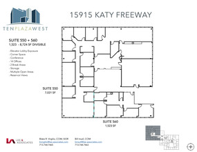 15915 Katy Fwy, Houston, TX for lease Floor Plan- Image 2 of 2