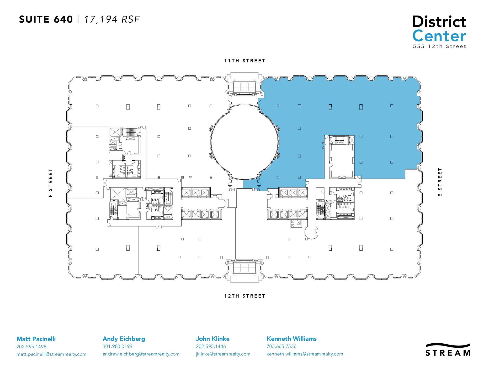 555 12th St NW, Washington, DC for lease Floor Plan- Image 1 of 4