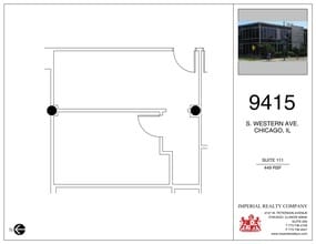 9415 S Western Ave, Chicago, IL for lease Site Plan- Image 1 of 4