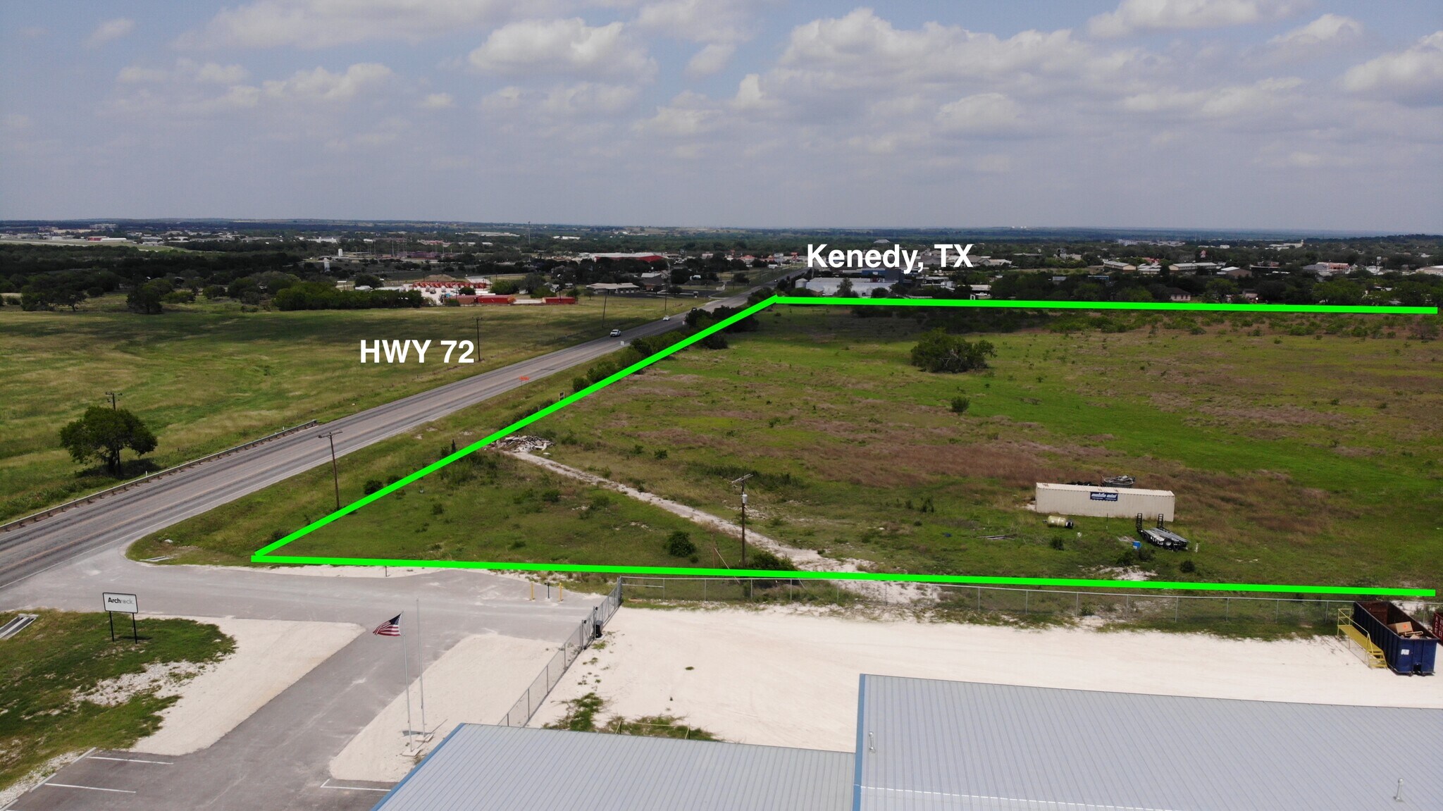 Highway 72, Kenedy, TX 78119 Commercial Corner with Traffic Light