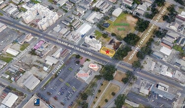 3401-3411 Tulane Ave, New Orleans, LA - AERIAL map view - Image1