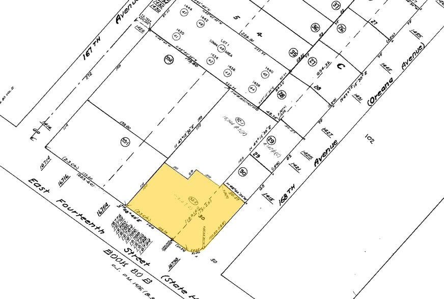 16790 E 14th St, San Leandro, CA for lease - Plat Map - Image 2 of 2