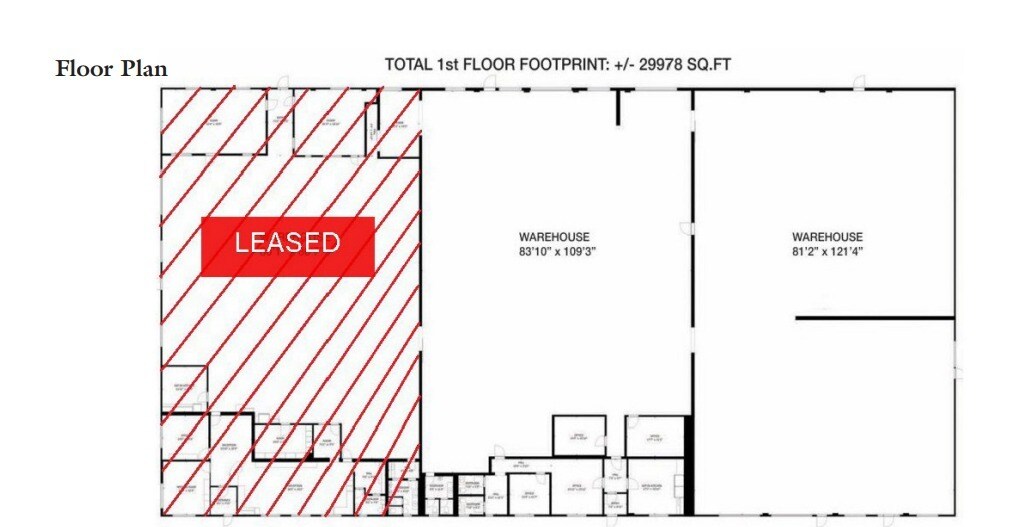 101 Clinton Rd, Fairfield, NJ for lease Floor Plan- Image 1 of 3
