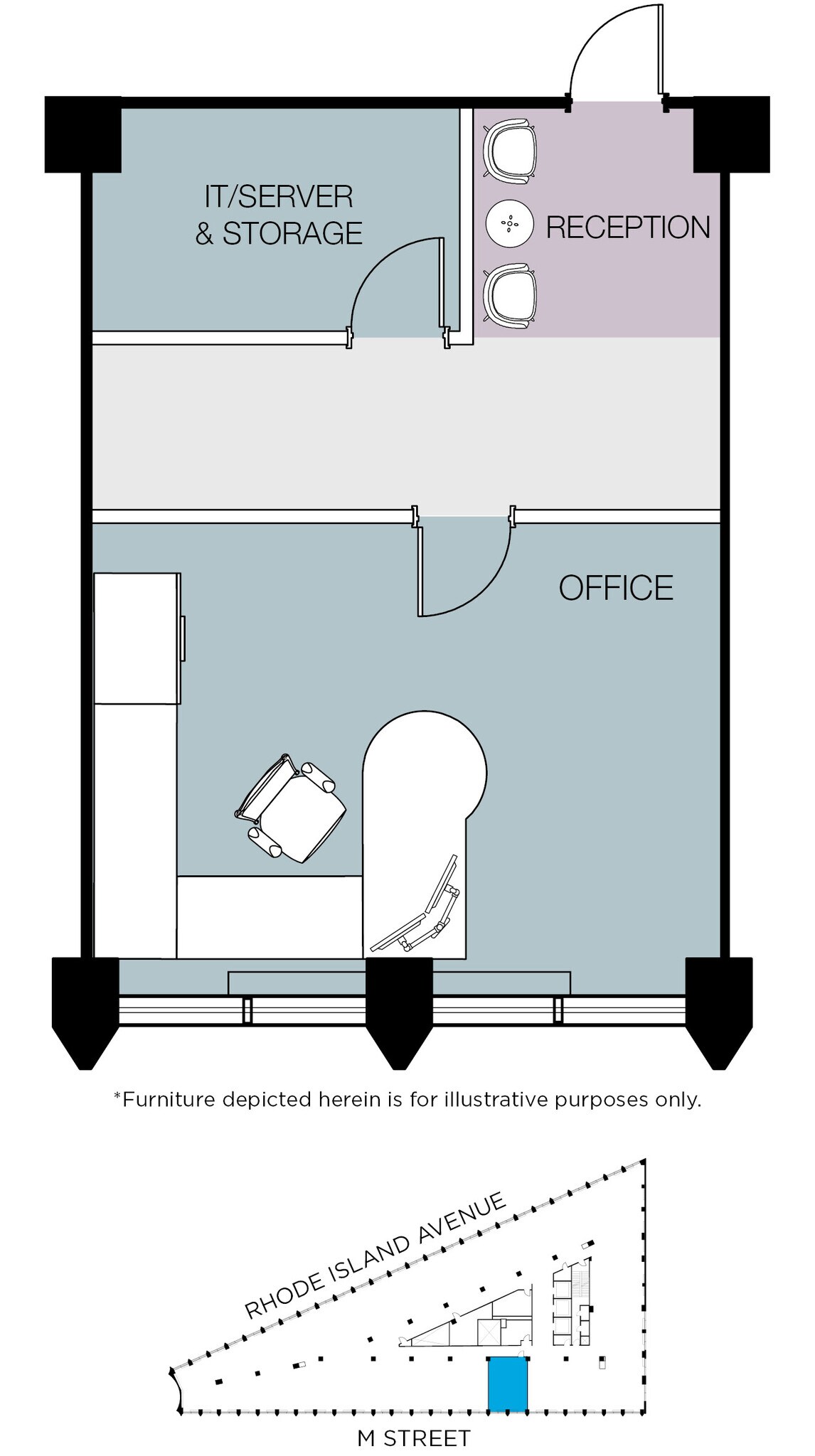 1730 Rhode Island Ave NW, Washington, DC for lease Floor Plan- Image 1 of 1