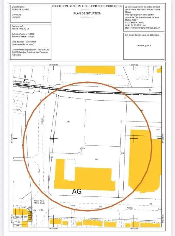 Retail in Lognes for lease Site Plan- Image 1 of 1