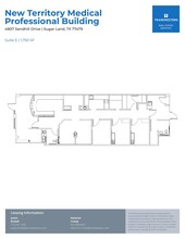 4907 Sandhill Dr, Sugar Land, TX for lease Floor Plan- Image 1 of 2