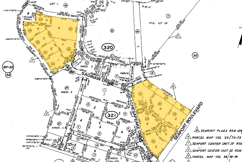 900 Chesapeake Dr, Redwood City, CA for lease - Plat Map - Image 2 of 5