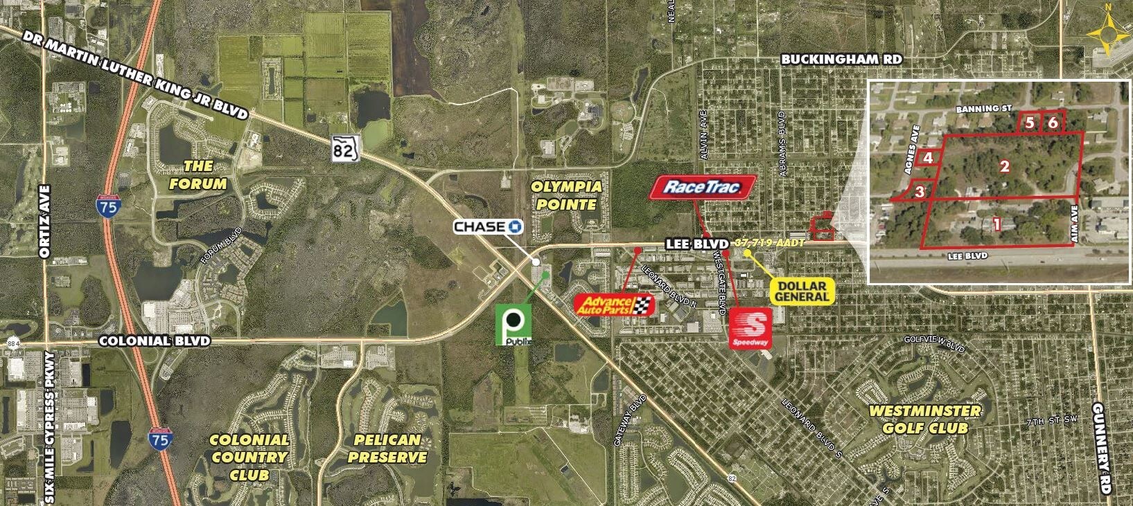 5300 Lee Blvd, Lehigh Acres, FL for sale Aerial- Image 1 of 1