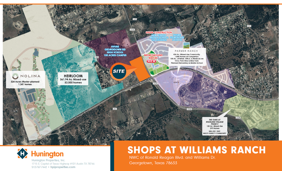 NWC of Ronald Reagan Blvd. and Williams Dr, Georgetown, TX for lease - Building Photo - Image 1 of 1