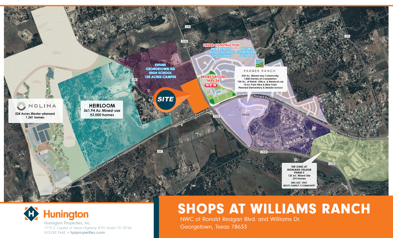 NWC of Ronald Reagan Blvd. and Williams Dr, Georgetown, TX for lease Building Photo- Image 1 of 2