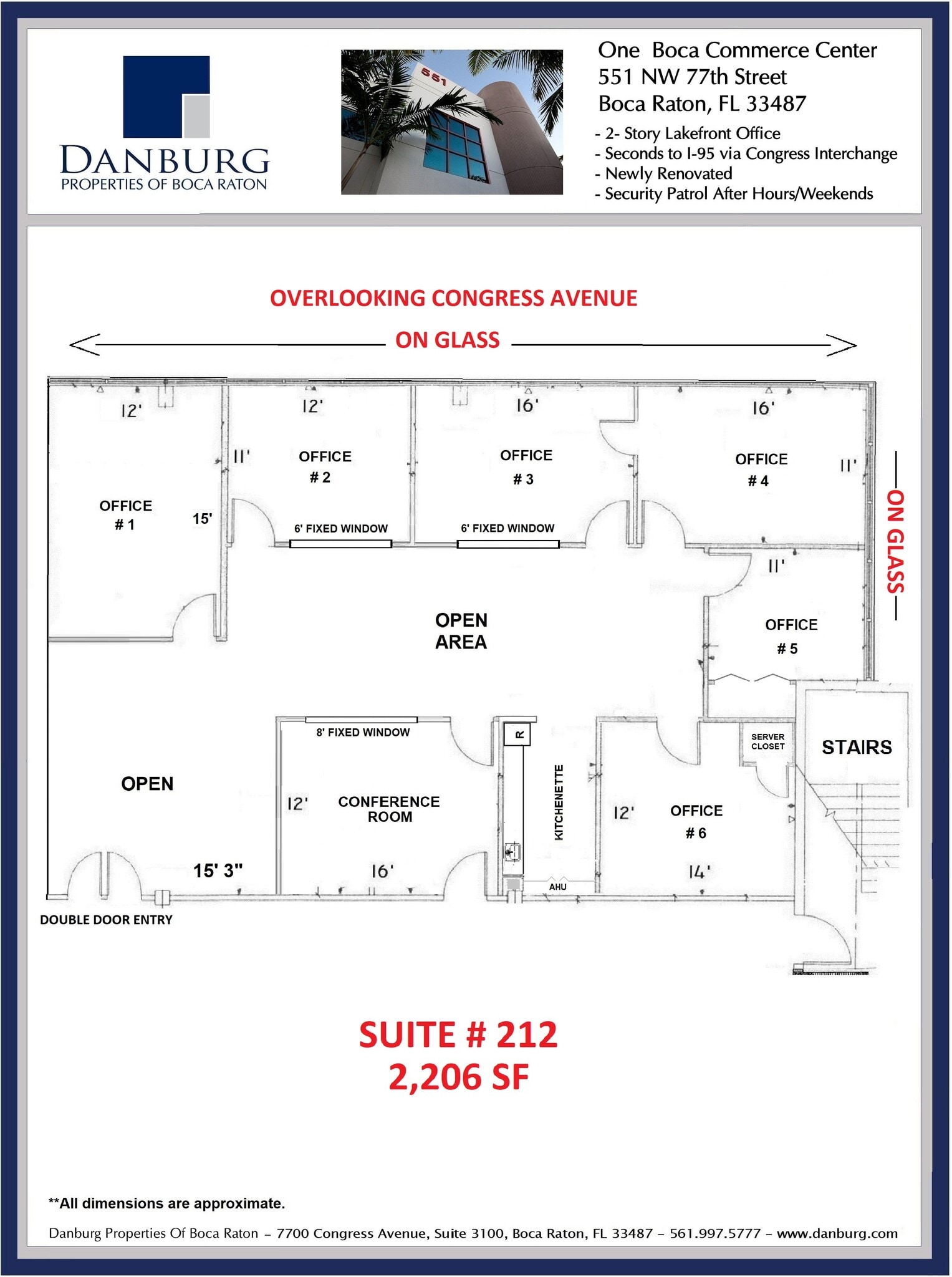 551 NW 77th St, Boca Raton, FL for lease Floor Plan- Image 1 of 1