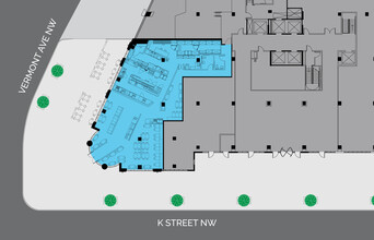 1425 K St NW, Washington, DC for lease Floor Plan- Image 2 of 11