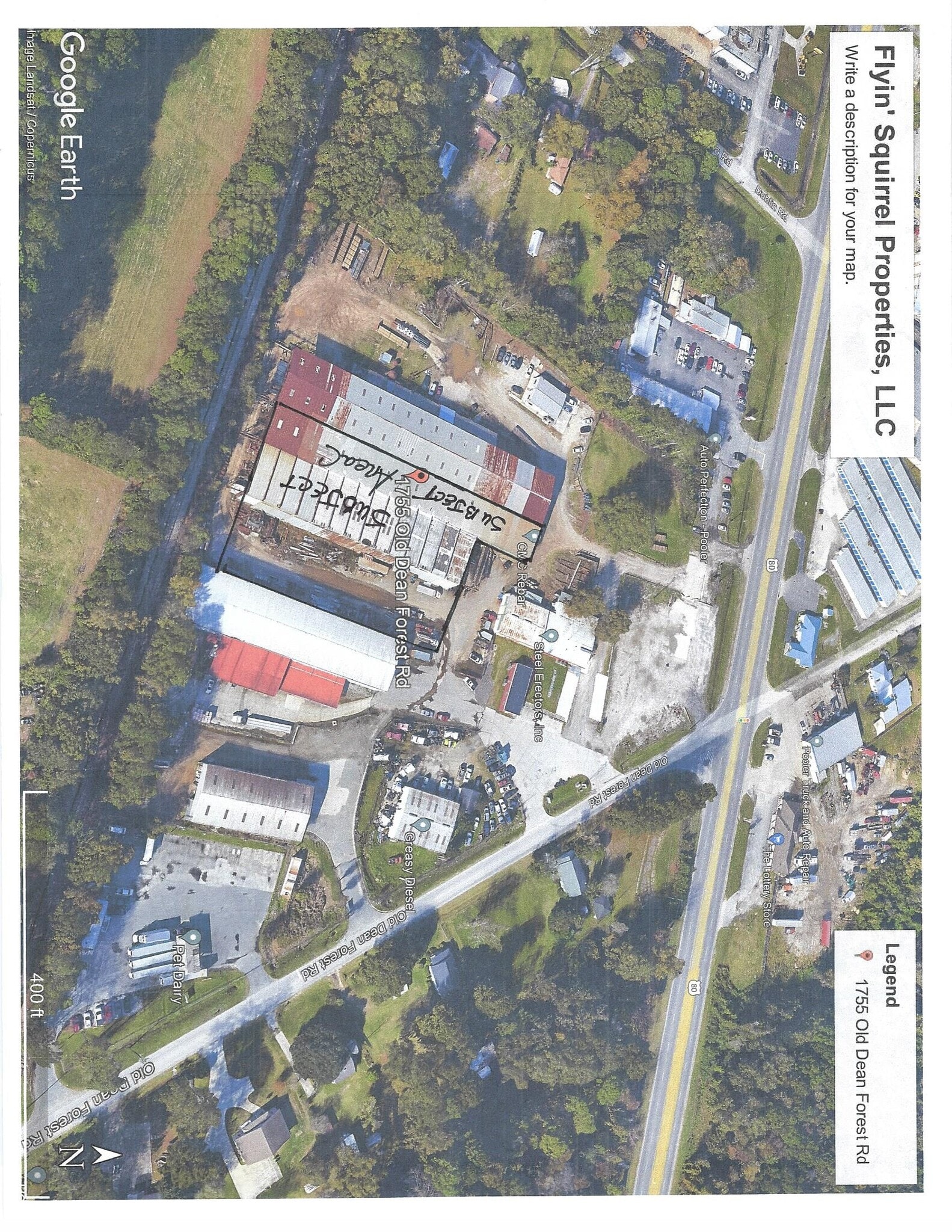 1767 Old Dean Forest Rd, Pooler, GA for lease Plat Map- Image 1 of 15