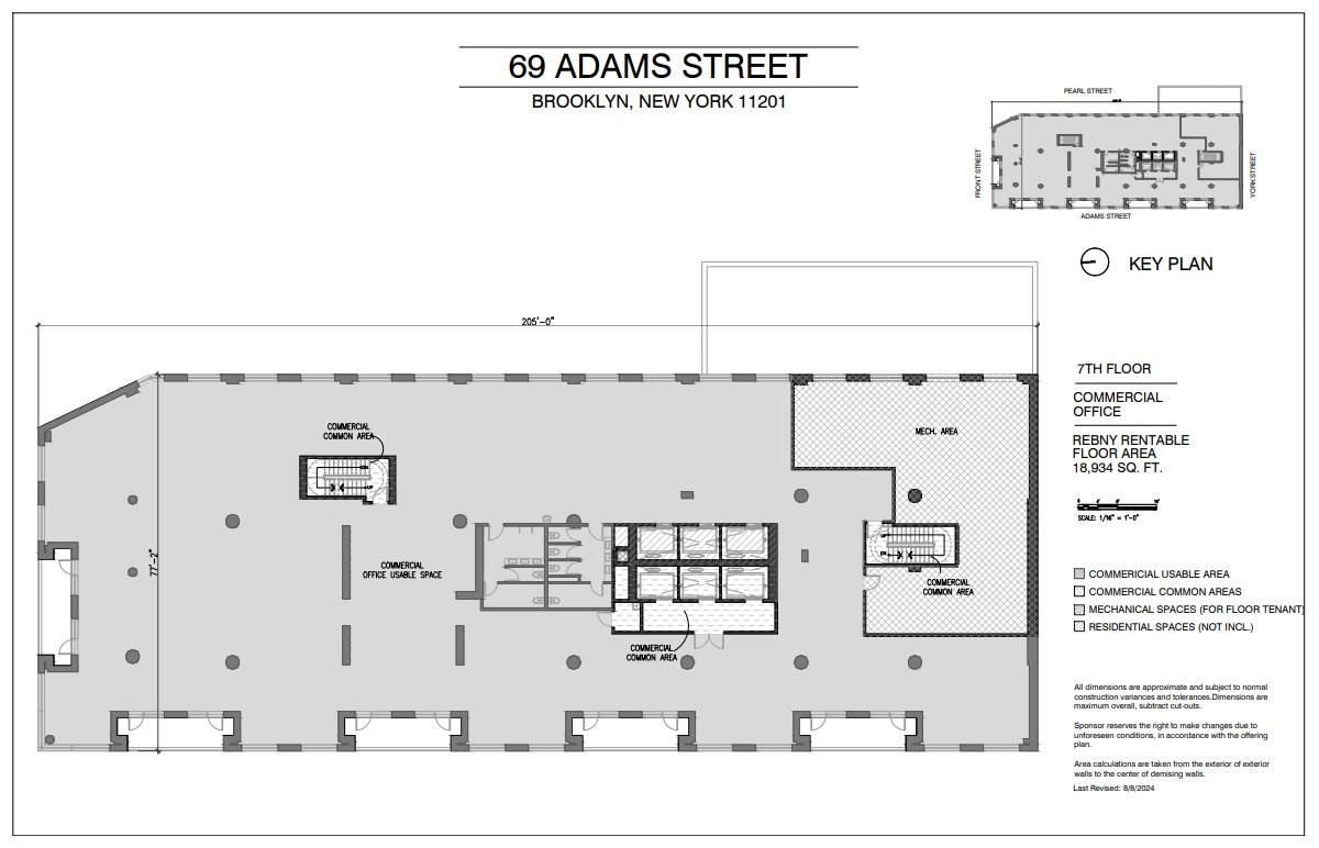 69 Adams St, Brooklyn, NY for lease Floor Plan- Image 1 of 8