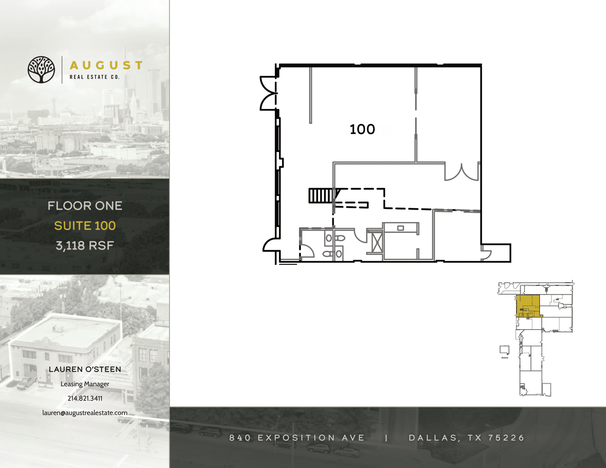 4100 Commerce St, Dallas, TX for lease Floor Plan- Image 1 of 1