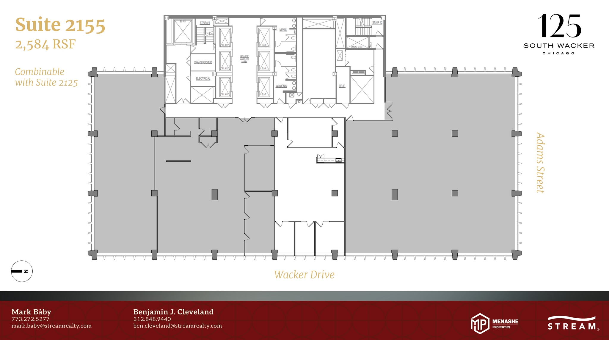 125 S Wacker Dr, Chicago, IL for lease Floor Plan- Image 1 of 1