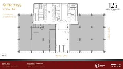 125 S Wacker Dr, Chicago, IL for lease Floor Plan- Image 1 of 1