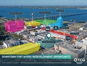 2261-2283 Main St, Fort Myers, FL - AERIAL map view - Image1