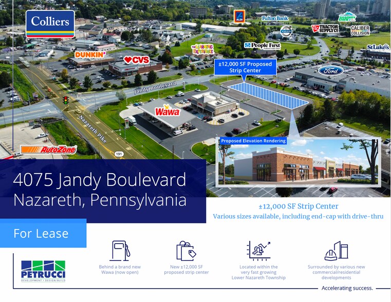 4075-4089 Jandy Blvd, Nazareth, PA for lease - Building Photo - Image 1 of 3