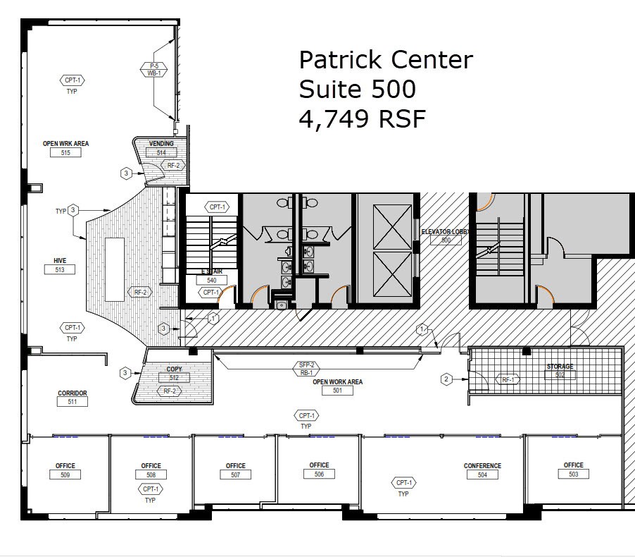 30 W Patrick St, Frederick, MD for lease Floor Plan- Image 1 of 10