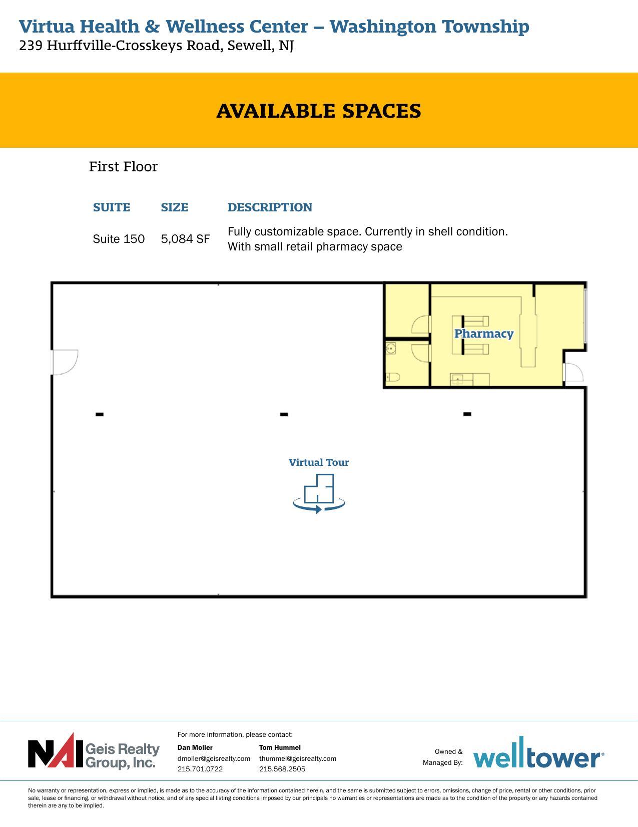 239 Hurffville Crosskeys Rd, Sewell, NJ for lease Floor Plan- Image 1 of 1