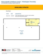 239 Hurffville Crosskeys Rd, Sewell, NJ for lease Floor Plan- Image 1 of 1