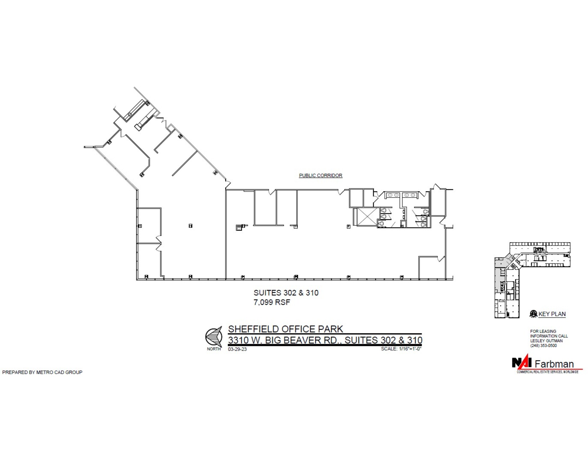 3310 W Big Beaver Rd, Troy, MI for lease Site Plan- Image 1 of 5