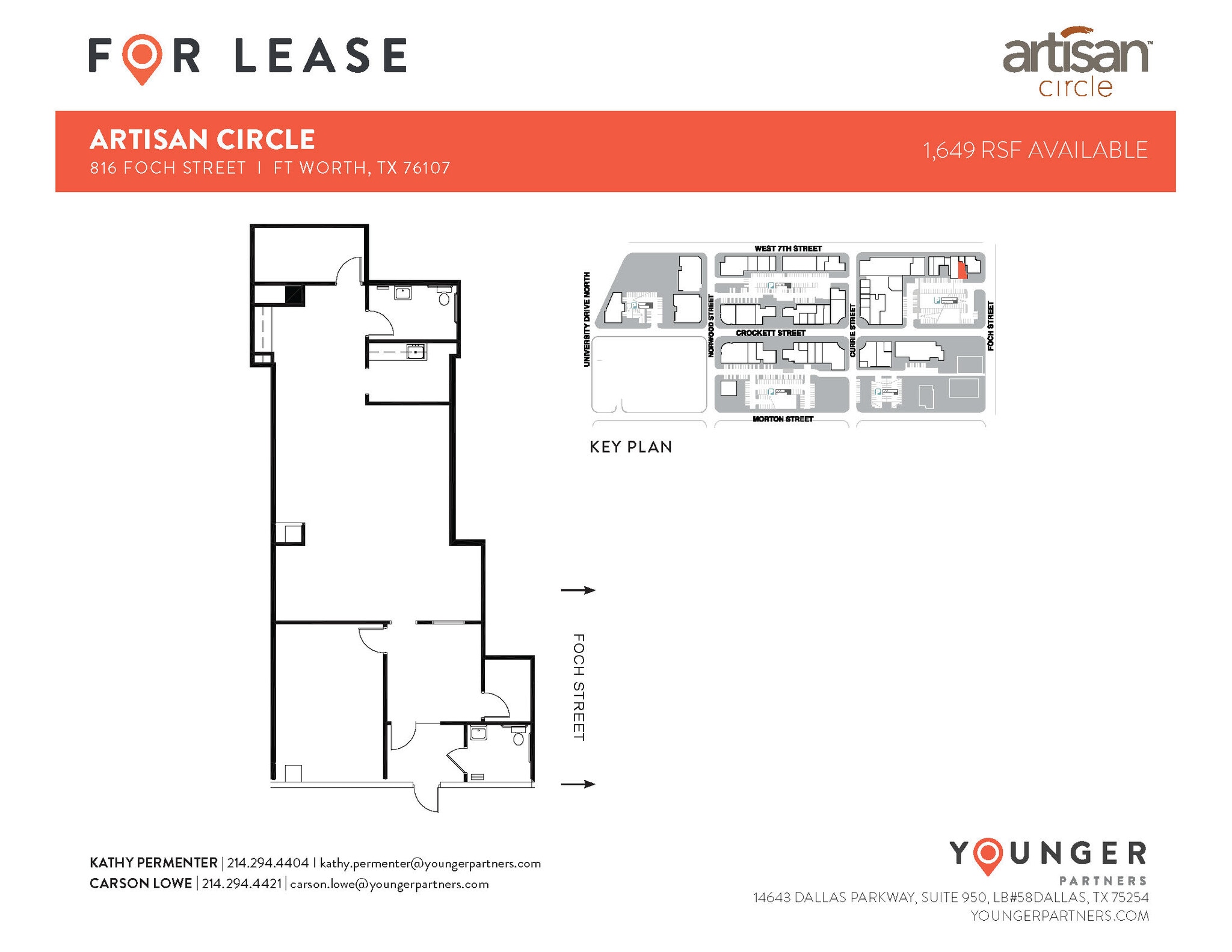 2973 W 7th St, Fort Worth, TX for lease Floor Plan- Image 1 of 1