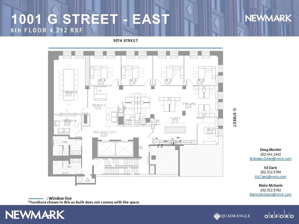 1001 G St NW, Washington, DC for lease Floor Plan- Image 1 of 9