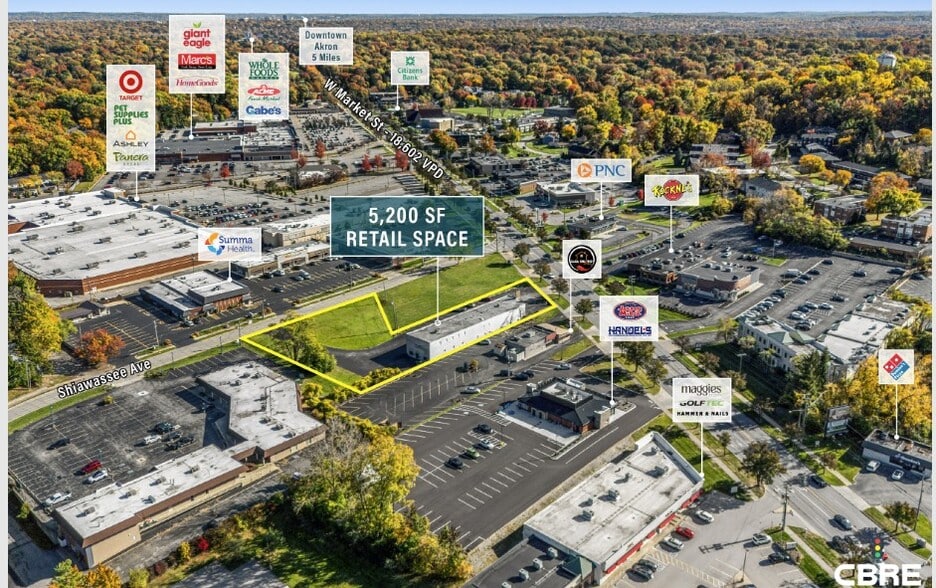 2919 W Market St, Akron, OH for lease - Building Photo - Image 2 of 8