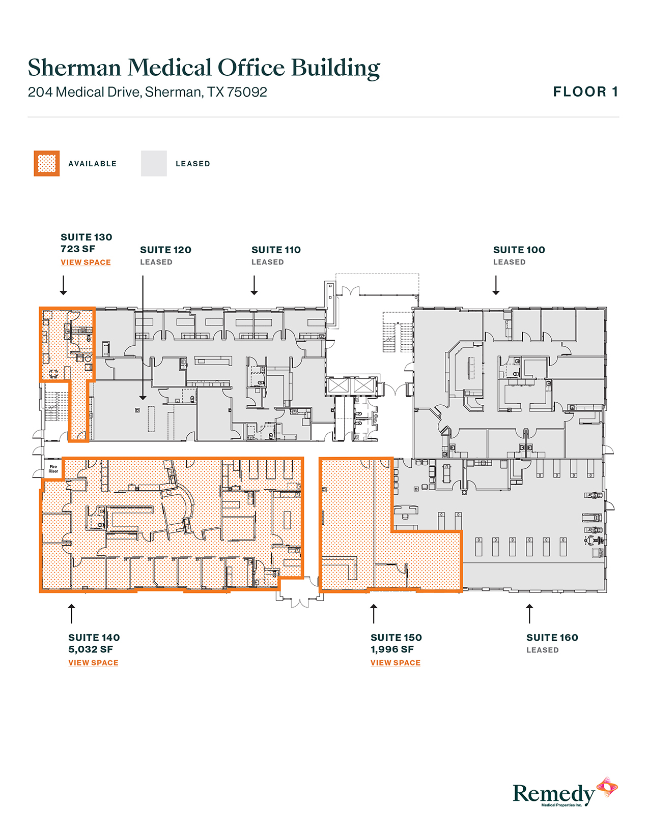 204 Medical Dr, Sherman, TX for lease Floor Plan- Image 1 of 1