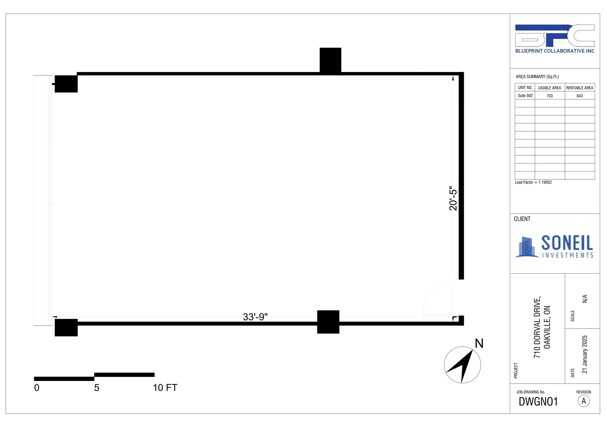 700 Dorval Dr, Oakville, ON for lease Site Plan- Image 1 of 4