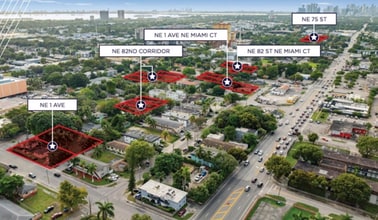 8237 NE 1st Ave, Miami, FL - AERIAL  map view - Image1