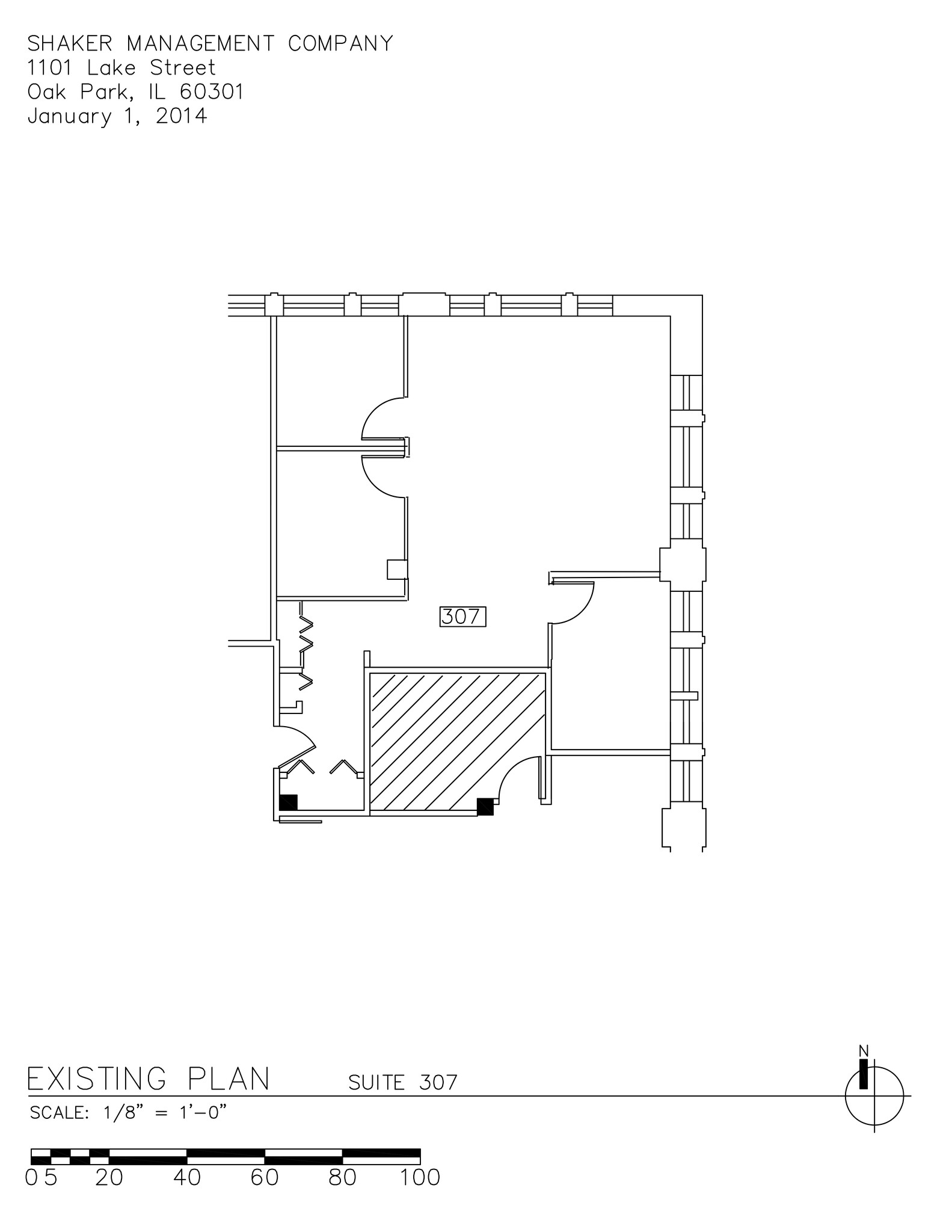 1100 Lake St, Oak Park, IL for lease Site Plan- Image 1 of 5